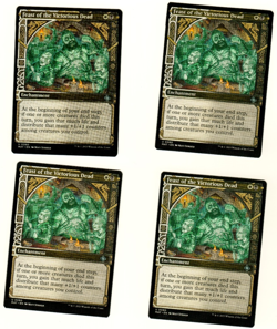 Set Of 4 Feast Of The Victorious Dead Showcase March Of The Machines MTG Card - Image 3