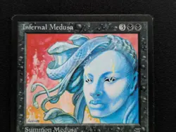 Infernal Medusa - Legends - LP - MTG - Magic the Gathering - Black - Creature - Image 3