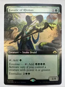 MTG Fanatic of Rhonas (Extended Art Foil) Modern Horizons 3 NM - Image 1