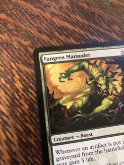 MTG Magic The Gathering Fangren Marauder Creature 79 / 155 James Ryman 2011 - Image 5