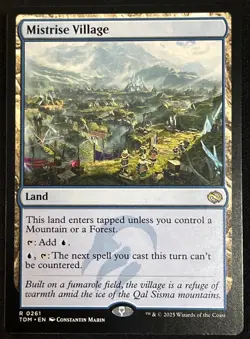 MTG Mistrise Village - Tarkir Dragonstorm Magic the Gathering Card 0261 - Image 1