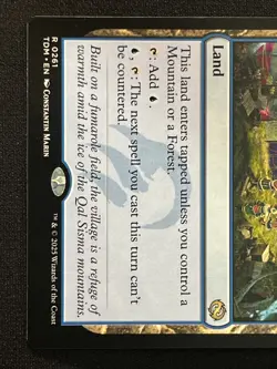 MTG Mistrise Village - Tarkir Dragonstorm Magic the Gathering Card 0261 - Image 3