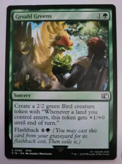 MTG - Final Fantasy: Gysahl Greens (0190) - Common - Near Mint - Image 1