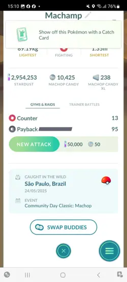 Pokemon Go Shiny Machamp (High Cp) - Image 2