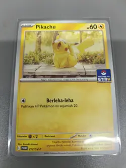 Pokemon TCG Indonesia - Pikachu Promo Gym 272/SV-P - Image 1