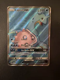 Lapras GX (Full Art) 139/149 Sm Base Set Holo NM Pokemon Card - Image 1