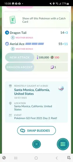 Pokemon Go Legendary Rayquaza ( Normal ) - Image 2