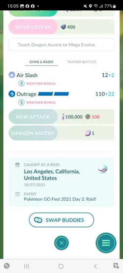 Pokemon Go Legendary Rayquaza ( Normal ) - Image 2