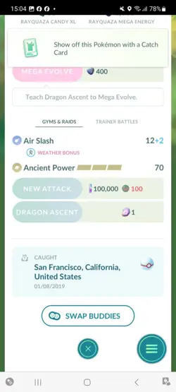 Pokemon Go Legendary Rayquaza ( Normal ) - Image 2