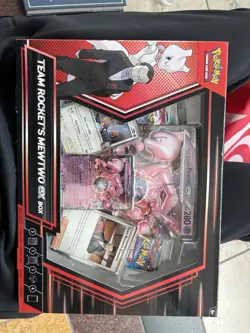 Pokemon TCG Cards Team Rocket's Mewtwo Ex Box New Sealed - Image 1