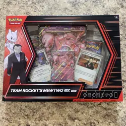 Pokemon TCG Cards Team Rocket's Mewtwo Ex Box New Sealed - Image 1