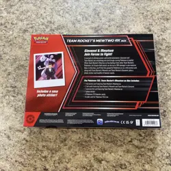Pokemon TCG Cards Team Rocket's Mewtwo Ex Box New Sealed - Image 4