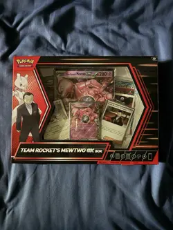 Pokemon TCG Cards Team Rocket's Mewtwo Ex Box New Sealed - Image 1
