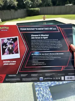 Pokemon TCG Cards Team Rocket's Mewtwo Ex Box New Sealed - Image 2