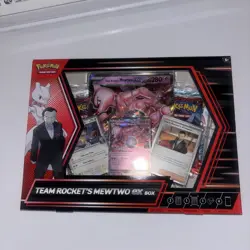 Pokemon TCG Cards Team Rocket's Mewtwo Ex Box New Sealed - Image 1