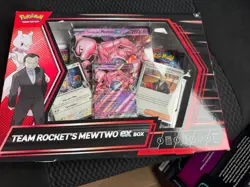 Pokemon TCG Cards Team Rocket's Mewtwo Ex Box New Sealed - Image 1