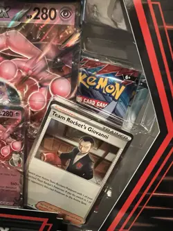Pokemon TCG Cards Team Rocket's Mewtwo Ex Box New Sealed - Image 3