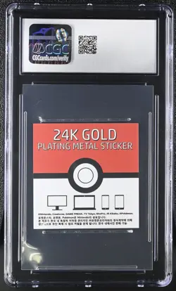 CGC 10 Charizard Candy Stickers 24K Gold Plating Pokemon - Image 2