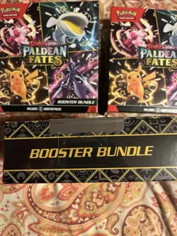 Pokemon Scarlet & Violet: Paldean Fates Booster Bundle Boxes Lot Of 3 Sealed New - Image 2