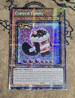 Yugioh Cupsy Yummy JUSH-EN016 1st Edition Starlight Rare NM - Image 1