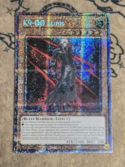 Yugioh K9 - 00 Lupis JUSH-EN034 1st Edition Starlight Rare NM - Image 1
