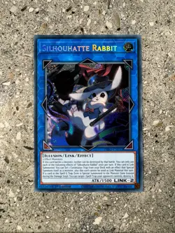 Yugioh TCG Silhouhatte Rabbit INFO-EN052 Secret Rare 1st Edition NM-M - Image 1