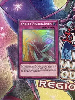 (YBL) Yugioh! LP Harpie's Feather Storm - LED4-EN000 - Super Rare - 1st LP - Image 1