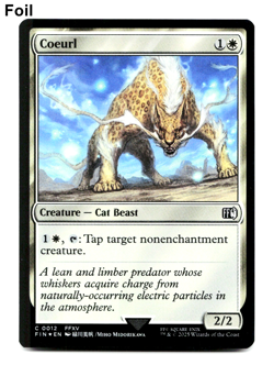 Coeurl (FOIL) - Universes Beyond: Final Fantasy - MTG NM/M ⚪ - Image 1