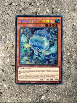 Yugioh TCG Mulcharmy Purulia INFO-EN027 Secret Rare 1st Edition NM-M - Image 1