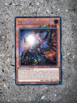 Yugioh TCG Fiendsmith Engraver INFO-EN017 Secret Rare 1st Edition NM-M - Image 3