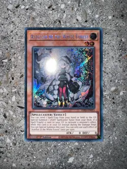 Yugioh TCG Astellar of the White Forest INFO-EN013 Secret Rare 1st Edition NM-M - Image 3