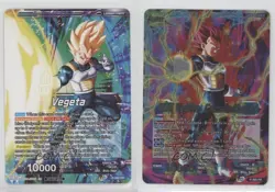2017 Dragon Ball Super Card Game Promos Vegeta // SSG Crimson Warrior 0p70 - Image 3
