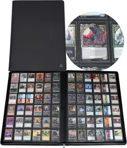 Card Binder Large 36-Pocket Holds 2304 Trading Cards Side Loading WaterResistant - Image 3