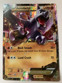 Pokemon TCG Aerodactyl-EX XY XY97 Holo Promo Card - Image 1