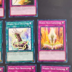 Yugioh TCG - 8x Nordic Relic Card Lot - 1st Ed - LEHD - LP/NM - Spell, Trap 2018 - Image 5