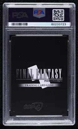 2016 Final Fantasy Trading Card Game: Opus 1 Collection Squall PSA 10 0oq0 - Image 2