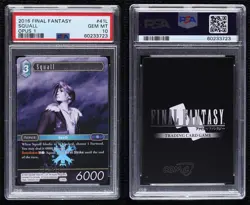 2016 Final Fantasy Trading Card Game: Opus 1 Collection Squall PSA 10 0oq0 - Image 3
