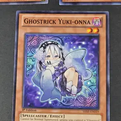 Yugioh TCG - 3x Ghostrick Card Lot - PRIO-EN022 - LP/NM - 1st Collection - 2015 - Image 4
