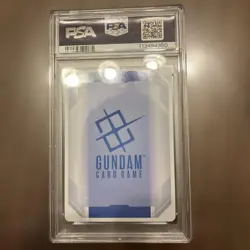 PSA9 Gundam Card Game Limited Box Ver.β GD01-118 U+ Lacus Clyne Parallel FOIL - Image 2