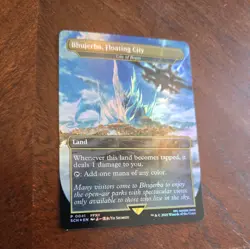 MTG x FINAL FANTASY BHUJERBA FLOATING CITY CHAMPION FOIL PROMO- IN HAND - Image 1