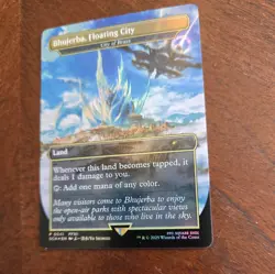 MTG x FINAL FANTASY BHUJERBA FLOATING CITY CHAMPION FOIL PROMO- IN HAND - Image 2