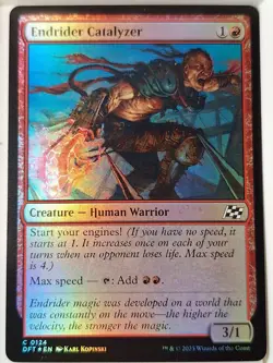 Endrider Catalyzer - FOIL - Aetherdrift - Magic the Gathering MTG Nice! - Image 1