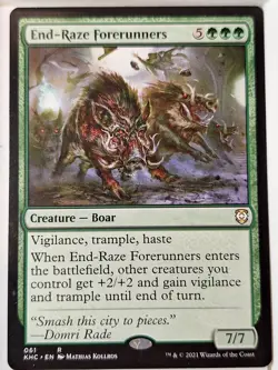 End-Raze Forerunners -Commander: Kaldheim - Magic the Gathering MTG Nice! - Image 1
