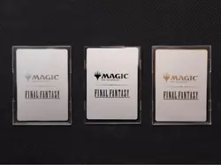 Stainless Token Complete Set Sephiroth Clue Tresure Final Fantasy MTG official - Image 3