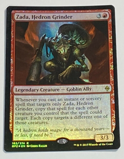 MTG - Zada, Hedron Grinder - Battle for Zendikar - NM - Foil - Rare - Magic 2020 - Image 1