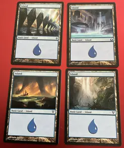 Huge Lot Of MTG Land Cards Swamp Plains Forest Mountain Island 375+ Cards - Image 2