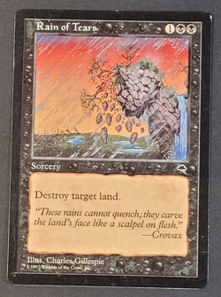 MTG - 2x Rain of Tears - Tempest - NM/LP - Vintage - Magic The Gathering - 1997 - Image 1