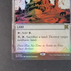 MTG - 1x Dust Bowl - Outlaws of Thunder Junction - NM - Foil - Breaking News CCG - Image 3