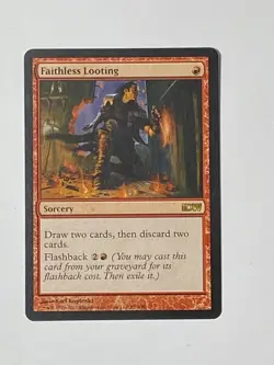 MTG - 1x Faithless Looting - IDW Promo - NM - Rare - Red - Magic The Gathering - Image 2