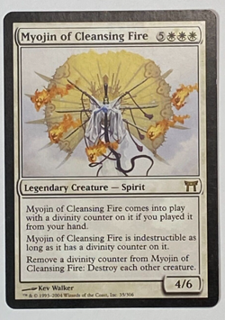 MTG - 1x Myojin of Cleansing Fire - Champions of Kamigawa - Light Play (LP) #35 - Image 1